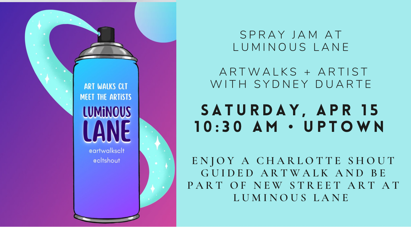 Spray Jam at Luminous Lane ArtWalk + Artist