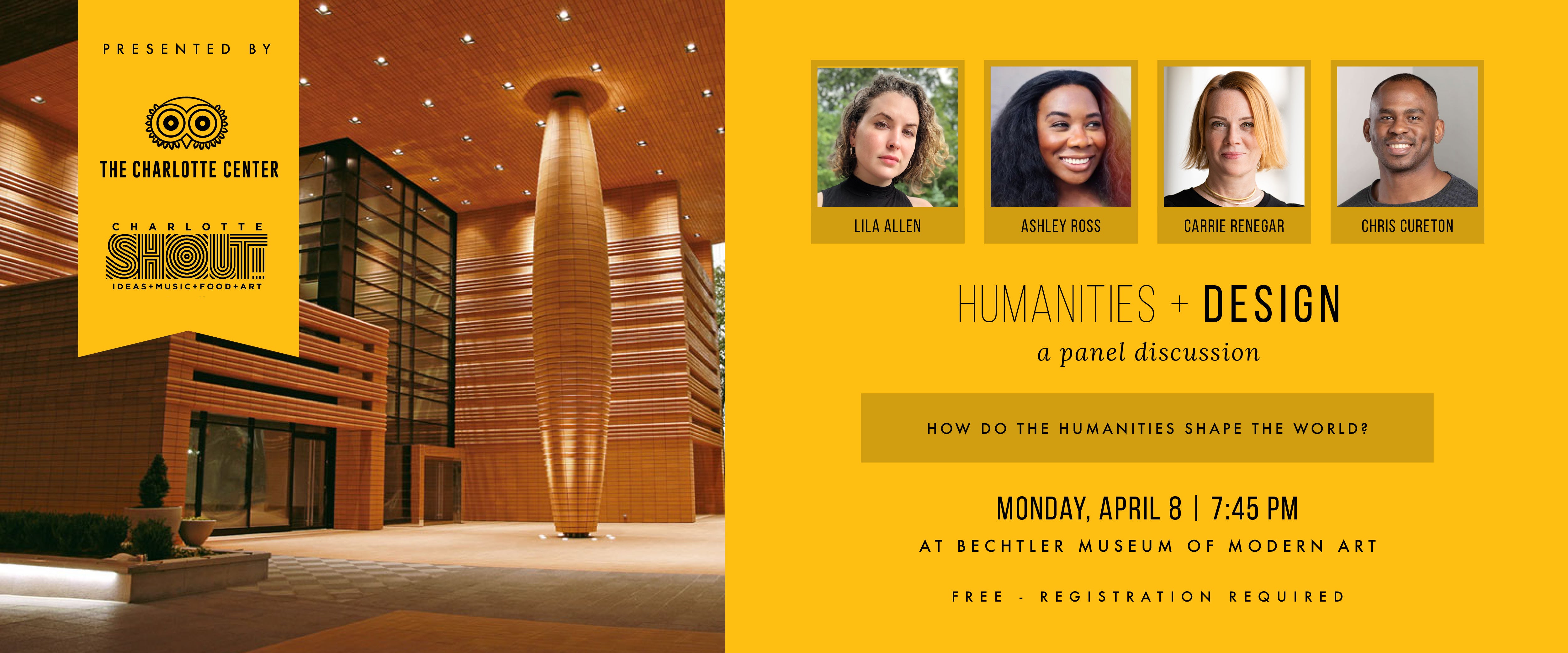 Humanities + Design: A Panel Discussion!