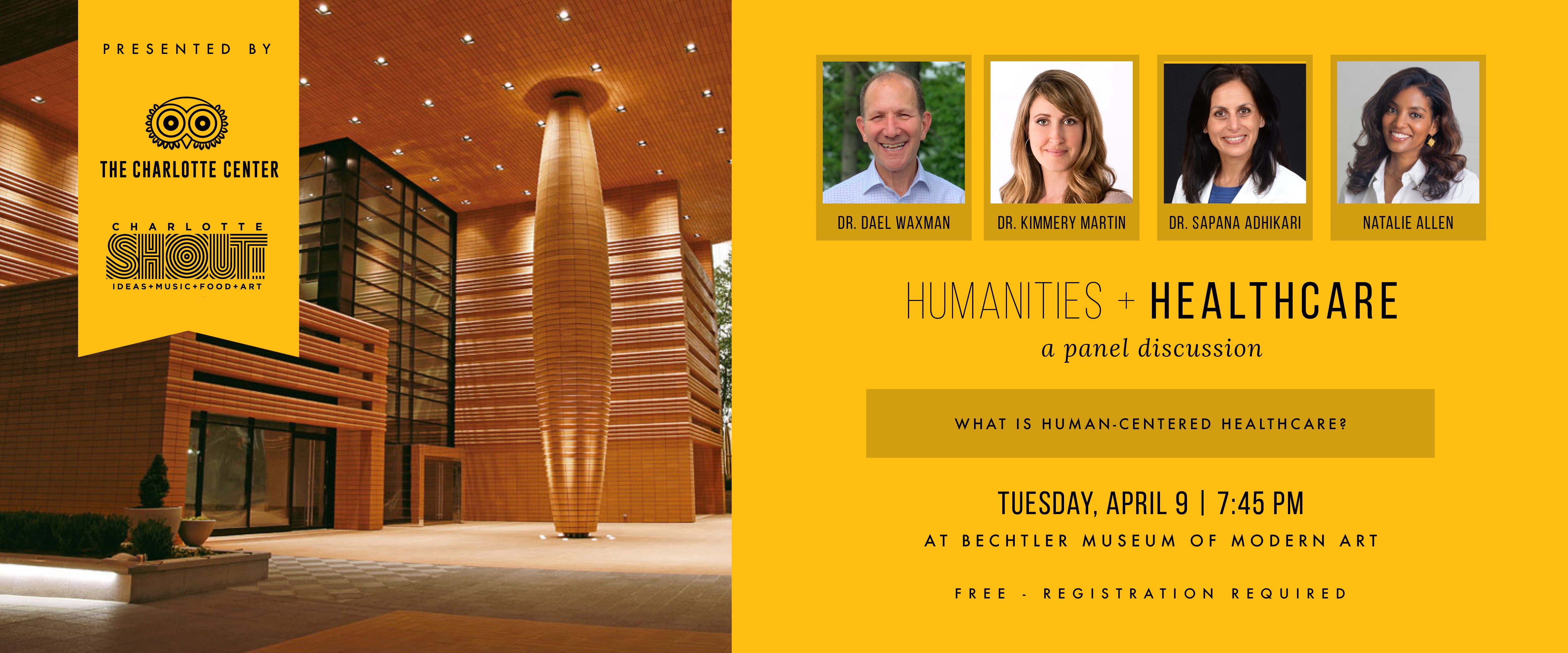 Humanities + Healthcare: A Panel Discussion!