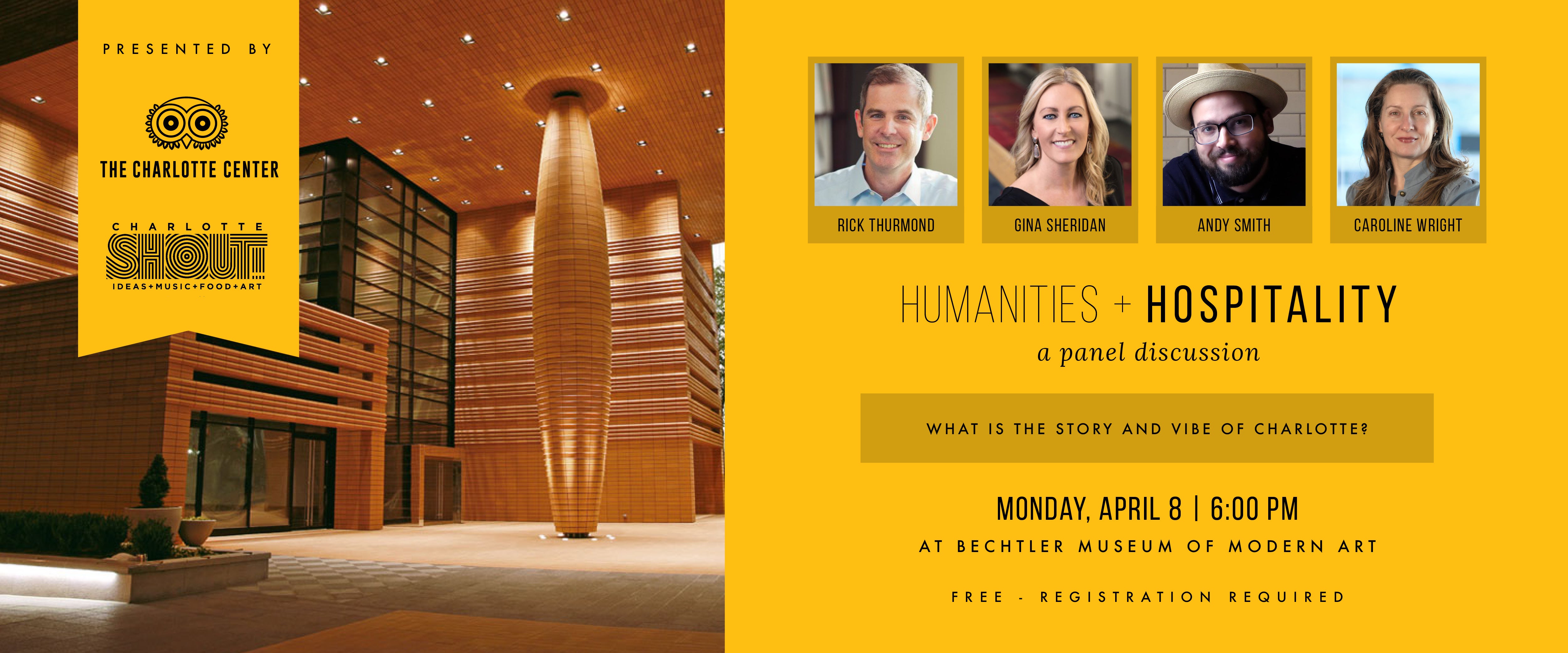 Humanities + Hospitality: A Panel Discussion!
